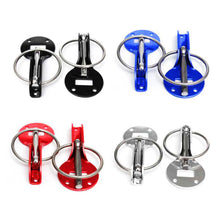 Load image into Gallery viewer, Universal Aluminum Alloy Car Mount Hood Pin Bonnet Lock Kit Car Styling Tunning Lock Kit Down Hood Lock Latch Pins Car Accessaries
