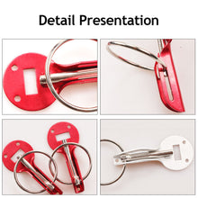Load image into Gallery viewer, Universal Aluminum Alloy Car Mount Hood Pin Bonnet Lock Kit Car Styling Tunning Lock Kit Down Hood Lock Latch Pins Car Accessaries
