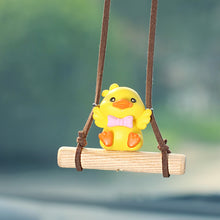Load image into Gallery viewer, Car Rearview Mirror Pendant Decoration Super Cool Swing Duck Anime Car Decor Pendant Auto Ornament Gift
