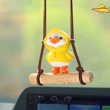 Load image into Gallery viewer, Car Rearview Mirror Pendant Decoration Super Cool Swing Duck Anime Car Decor Pendant Auto Ornament Gift
