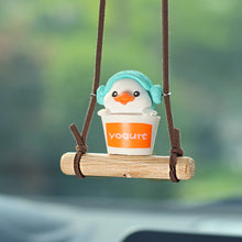 Load image into Gallery viewer, Car Rearview Mirror Pendant Decoration Super Cool Swing Duck Anime Car Decor Pendant Auto Ornament Gift
