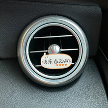 Load image into Gallery viewer, Mini Car Fan Car Air Vent Outlet Perfume Clip Air Freshener Fan Charm Bear Decor Automobile Interior Decoration Accessories
