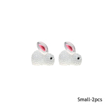 Load image into Gallery viewer, 2/6Pcs Car Interior Accessories Cute Luminous Bunny Car Luminous Ornament Center Console Steering Wheel Rear Mirror Rabbit Decoration
