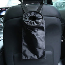 Load image into Gallery viewer, Car Garbage Bag Dust Seat Back Storage Dustbin Rubbish Bin Box Sundries Holder Organizer Pocket Bags Trash Can Car Accessories
