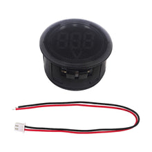 Load image into Gallery viewer, LED Digital Display Circular Two-wire Voltmeter DC Digital Voltmeter Head Display Reverse Connection Protection DC 4-100V
