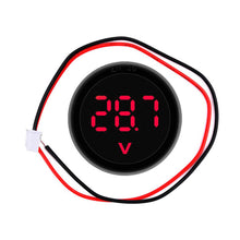 Load image into Gallery viewer, LED Digital Display Circular Two-wire Voltmeter DC Digital Voltmeter Head Display Reverse Connection Protection DC 4-100V
