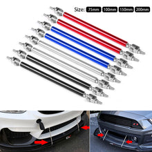 Load image into Gallery viewer, 2Pcs 75mm/100mm/150mm/200mm Universal Adjustable Car Racing Front Rear Bumper Lip Rods Splitter Support Bar Pull Rod Kit Racing

