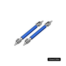 Load image into Gallery viewer, 2Pcs 75mm/100mm/150mm/200mm Universal Adjustable Car Racing Front Rear Bumper Lip Rods Splitter Support Bar Pull Rod Kit Racing
