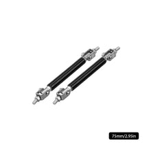 Load image into Gallery viewer, 2Pcs 75mm/100mm/150mm/200mm Universal Adjustable Car Racing Front Rear Bumper Lip Rods Splitter Support Bar Pull Rod Kit Racing
