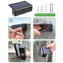 Load image into Gallery viewer, Super Bright Solar Light Outdoor Wall Spot Light Wall Solar LED Light Outdoor Wall Lamp Waterproof Garden Decoration Lamp Fence Corridor Sunlight Stairs Solar Lamp
