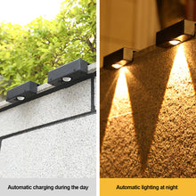 Load image into Gallery viewer, Super Bright Solar Light Outdoor Wall Spot Light Wall Solar LED Light Outdoor Wall Lamp Waterproof Garden Decoration Lamp Fence Corridor Sunlight Stairs Solar Lamp
