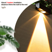 Load image into Gallery viewer, Super Bright Solar Light Outdoor Wall Spot Light Wall Solar LED Light Outdoor Wall Lamp Waterproof Garden Decoration Lamp Fence Corridor Sunlight Stairs Solar Lamp
