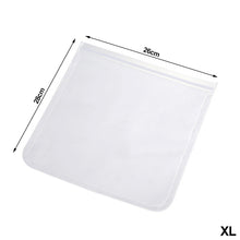 Load image into Gallery viewer, 1pc Reusable Silicone Food Storage Bag Zip Food Bag Leakproof Containers Fresh Bag Food Storage Bag Fresh Wrap Ziplock Bag

