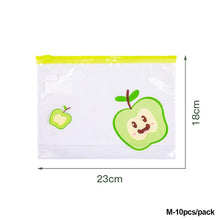 Load image into Gallery viewer, Reusable Zip Lock Bag Food Fresh Keeping Microwaveable Storage Bag Zipper Sealing Container Travel Freezer Camping Kitchen Fresh Keeping Bags
