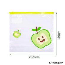 Load image into Gallery viewer, Reusable Zip Lock Bag Food Fresh Keeping Microwaveable Storage Bag Zipper Sealing Container Travel Freezer Camping Kitchen Fresh Keeping Bags
