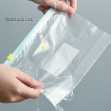 Load image into Gallery viewer, 10pcs Reusable Zip Lock Bag Food Fresh Keeping Microwaveable Storage Bag Zipper Sealing Container Travel Freezer Camping Kitchen Fresh Keeping Bags
