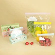 Load image into Gallery viewer, Stand Reusable Food Sealing Bag Fresh Keeping Microwaveable Storage Bag Zipper Sealing Container Travel Freezer Camping Kitchen Fresh Keeping Bags
