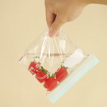 Load image into Gallery viewer, Stand Reusable Food Sealing Bag Fresh Keeping Microwaveable Storage Bag Zipper Sealing Container Travel Freezer Camping Kitchen Fresh Keeping Bags

