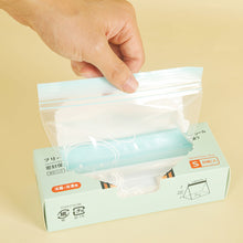Load image into Gallery viewer, Stand Reusable Food Sealing Bag Fresh Keeping Microwaveable Storage Bag Zipper Sealing Container Travel Freezer Camping Kitchen Fresh Keeping Bags
