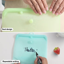 Load image into Gallery viewer, 1pc Reusable Silicone Sealing Food Storage Bag Leakproof Food Containers Refrigerator Stand up Fresh Bag Freezer Food Storage Bag
