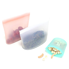 Load image into Gallery viewer, 1pc Reusable Silicone Sealing Food Storage Bag Leakproof Food Containers Refrigerator Stand up Fresh Bag Freezer Food Storage Bag
