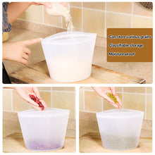 Load image into Gallery viewer, 1pc Reusable Silicone Food Sealing Bag Leakproof Food Containers Refrigerator Stand up Fresh Bag Freezer Food Storage Bag
