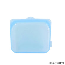 Load image into Gallery viewer, 1pc Silicone Reusable Food Bag Freezer Food Container Heat Resistant Leakproof Fresh Keeping Bags Sub-packing Sealing Bags
