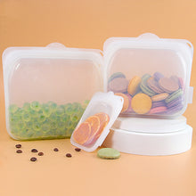 Load image into Gallery viewer, 1pc Silicone Reusable Food Bag Freezer Food Container Heat Resistant Leakproof Fresh Keeping Bags Sub-packing Sealing Bags
