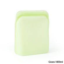 Load image into Gallery viewer, 1pc 1000ml Silicone Reusable Food Bag Freezer Food Container Heat Resistant Leakproof Fresh Keeping Bags Sub-packing Sealing Bags
