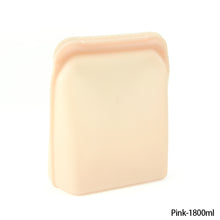 Load image into Gallery viewer, 1pc 1000ml Silicone Reusable Food Bag Freezer Food Container Heat Resistant Leakproof Fresh Keeping Bags Sub-packing Sealing Bags
