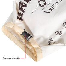 Load image into Gallery viewer, Reusable Cotton Bread Bag with TPU Lining Baguette Cotton Storage Bag Loaf Homemade Bread Eco Friendly Fresh Keeping Bags
