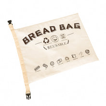 Load image into Gallery viewer, Reusable Cotton Bread Bag with TPU Lining Baguette Cotton Storage Bag Loaf Homemade Bread Eco Friendly Fresh Keeping Bags
