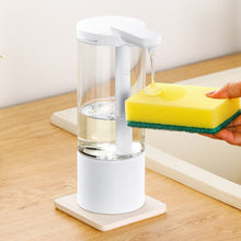 Load image into Gallery viewer, 500ml Automatic Dish Soap Dispenser Smart Bathroom Shampoo Shower Gel Liquid Dispenser Kitchen Detergent Dispenser
