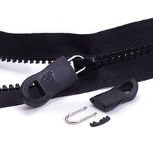 Load image into Gallery viewer, 5pcs/8pcs Replacement Zipper Puller End for Clothing Bag Zipper Fixer Traveling Suitcase Backpack Zipper Puller Pants Broken Buckle Zip Cord Tab
