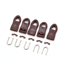 Load image into Gallery viewer, 5pcs/8pcs Replacement Zipper Puller End for Clothing Bag Zipper Fixer Traveling Suitcase Backpack Zipper Puller Pants Broken Buckle Zip Cord Tab
