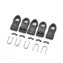 Load image into Gallery viewer, 5pcs/8pcs Replacement Zipper Puller End for Clothing Bag Zipper Fixer Traveling Suitcase Backpack Zipper Puller Pants Broken Buckle Zip Cord Tab
