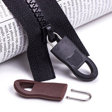 Load image into Gallery viewer, 5pcs/8pcs Replacement Zipper Puller End for Clothing Bag Zipper Fixer Traveling Suitcase Backpack Zipper Puller Pants Broken Buckle Zip Cord Tab
