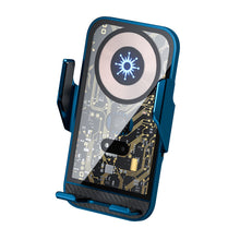 Load image into Gallery viewer, Car Creative Line Design Wireless Charging Mobile Phone Bracket Car Supplies Opening and Closing Navigation Support Frame

