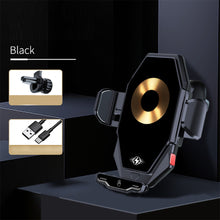 Load image into Gallery viewer, Car Supplies 15w Wireless Fast Charge Induction Navigation Bracket Car Air Vent Car Mobile Phone Holder T7
