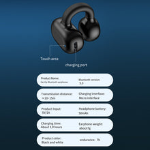 Load image into Gallery viewer, Z28 Wireless Ear Clip Single Ear Bluetooth Headset 5.3 Super Long Standby Life Noise Reduction Sports
