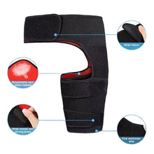 Load image into Gallery viewer, Fitness Single Leg Waistband Muscle Strain Prevention Hip Belt Weightlifting Thigh Protection Sports Protector
