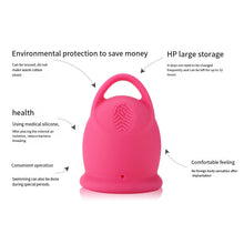 Load image into Gallery viewer, Silicone Menstrual Cup L/S Reusable Women's Hygiene Menstrual Cup Feminine Hygiene Menstrual Cup Health Care
