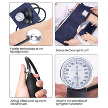 Load image into Gallery viewer, Manual Pointer Arm Blood Pressure Detection Instrument Household Health Care Blood Pressure Testing Arm Manual Blood Pressure Meter
