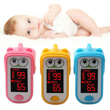 Load image into Gallery viewer, Monitoring of Infant Heart Rate and Heartbeat with Oxygen Saturation Detector for Newborns Pulse Oximeter Children Pulse Oximeter
