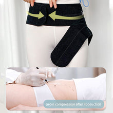Load image into Gallery viewer, Thigh Groin Hip Support Arthritis Protector Protection Strap Bone Fixation Strap Hip Joint Liposuction Compression Warm Thigh Bandage
