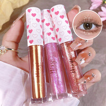 Load image into Gallery viewer, Liquid Eye Shadow Pearl Sequins Brighten Waterproof Flash Sleeping Silkworm Eye Shadow Liquid Eye Glitter Women Cosmetics
