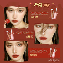Load image into Gallery viewer, Matte Liquid Lipstick Not Easy To Stick To Cup Velvet Mist Chocolate Lip Glaze for Women Velvet Matte Liquid Lipsticks
