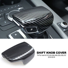 Load image into Gallery viewer, Carbon Fiber Pattern Gear Shift Knob Handle Trim Cover Sticker Fit For Audi A3 S3 A3L/A4L/A6L/Q2L/Q5L/Q7 2014-2018
