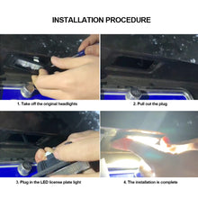 Load image into Gallery viewer, 1PC LED Car License Plate light Bulb 18LEDs CanBus For Toyota Camry 40 V40 XV40 Aurion XV40 Prius Echo Belta 12V
