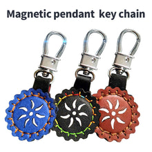 Load image into Gallery viewer, Sunflower Strong Magnetic Pendant Random Color Round Slingshot Flat Rubber Band Marble Accessories Large Suction Key Chain
